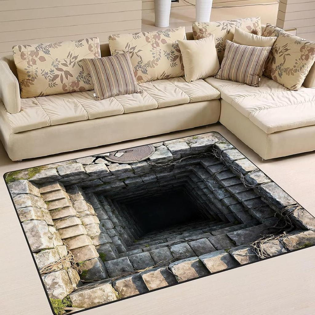 Lava Volcano Breaking Through Soil Hot Melting Carpet Mats Bedrooms Living Rooms Coffee Tables Floor Mats  Home Decor  Rug