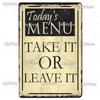 Правила Кухни Металлическая Винтажная Пищевая Жестяная Табличка Настенный Декор для Кухни Кафе Столовой Бара Завтрака Металлические Таблички