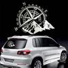 Горный компас, светоотражающие наклейки на окна автомобиля, наклейки на кузов автомобиля, украшения