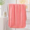 Мягкое коралловое бархатное полотенце, утолщенное полотенце, однотонное, мягкое и впитывающее домашнее полотенце для мытья лица