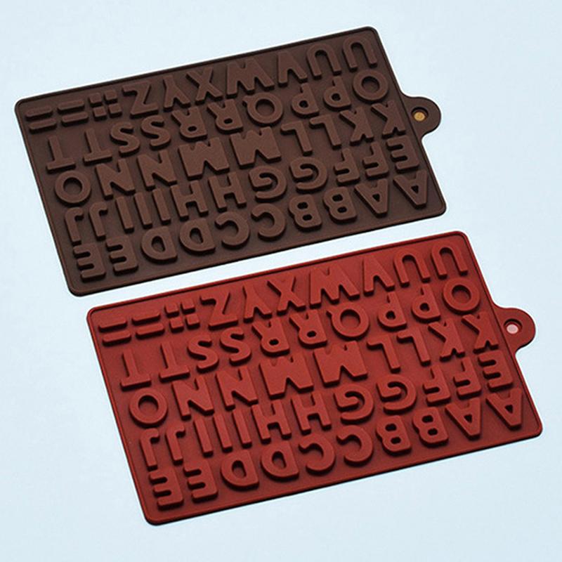 1 шт. силиконовые формы для выпечки шоколада с 26 буквами, сделай сам, украшение торта, кухонные принадлежности