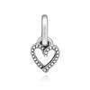 PAndora 793048c00 PAndora Me FreehAnd Heart Mini Pendant And Dangle Silver Charm