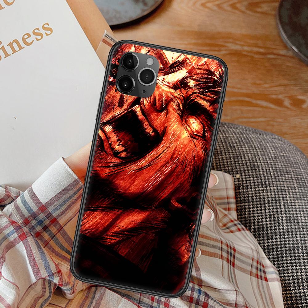 Чехол для телефона «Аниме Берсерк Кишки» для iPhone 5 5S SE 2 6 6S 7 8 11 12 Mini Plus X XS XR Pro Max, черный модный чехол с 3D-спиной, красивый