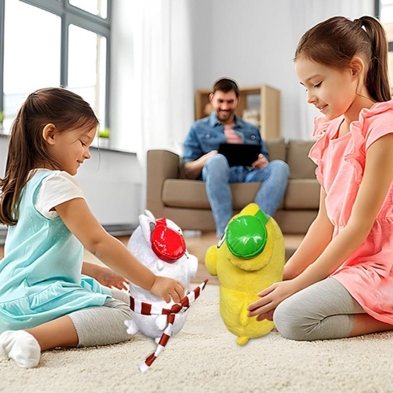 Anime Figure Doll Plush Toy Stuffed Animal Cuddly Toy Throw Pillow Video Game Accessory For Adult Kids Collectors 2PCS