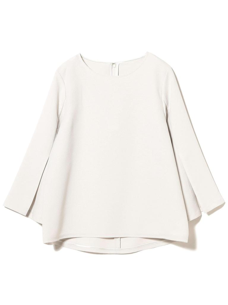 B:MING LIFE STORE by BEAMS Women's L/S Shirt/Blouse, Stretch Pullover (S-O), Light Grey, Size S