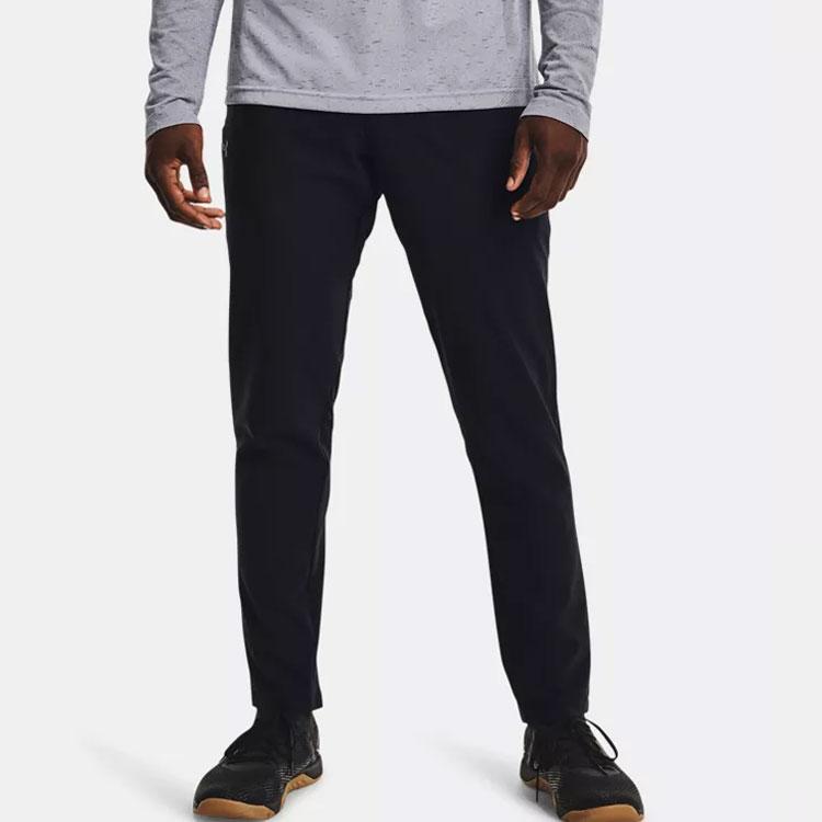 Under Armour Тканые тренировочные брюки для бега мужские черные 1366214-001
