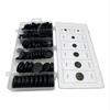 170Pcs Rubber Grommets Assortment Firewall Hole Plug Electrical Wire Gasket Set