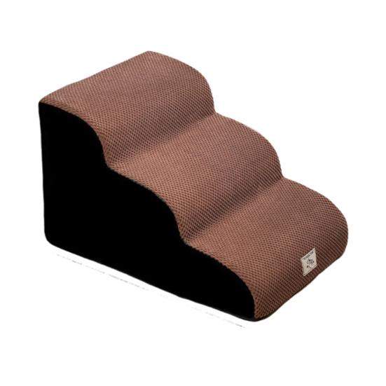 Лестница для маленьких собак, изогнутые ступеньки для собак, комнатная рампа для щенков и пожилых питомцев, моющаяся