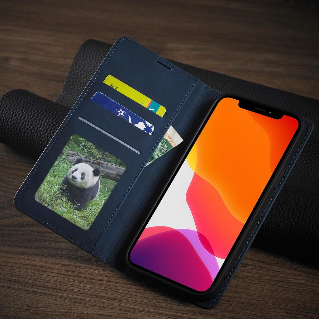 Кожаный чехол для Apple iPhone 14/15 Pro Max: Деловой, Приятный на ощупь, Противоударный защитный чехол