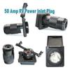 A03E-RV 50 Amp 125V/250V AC Power Inlet Plug Female Twist Locking Connector Black