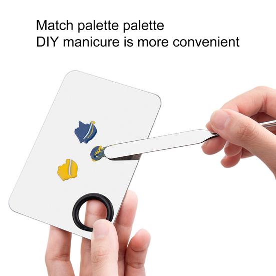 Долговечный скребок для жидкой основы с палитрой с гладкими краями, многофункциональный