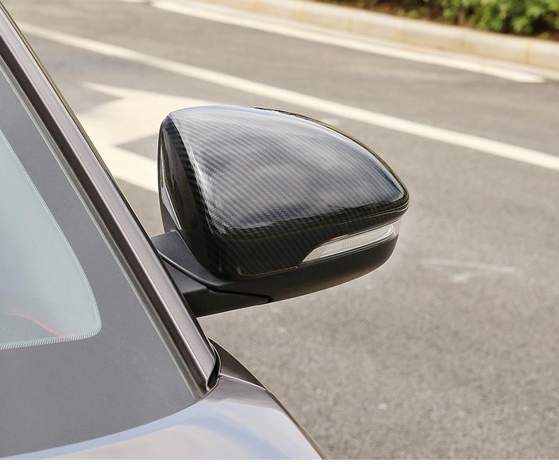 Для Hyundai Tucson 2015-2019 аксессуары из углеродного волокна стиль боковые чехлы для зеркал заднего вида крышки защитный чехол украшение