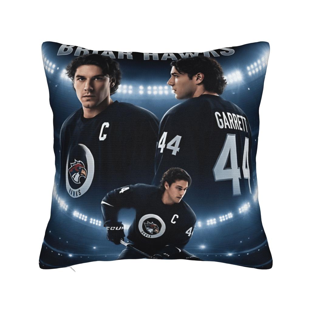 Briar U Hawks Briar University Hockey club Off Campus Pillow Cover Funny Pillow Case For Couch Sofa Bedroom Graphic Pillowcases