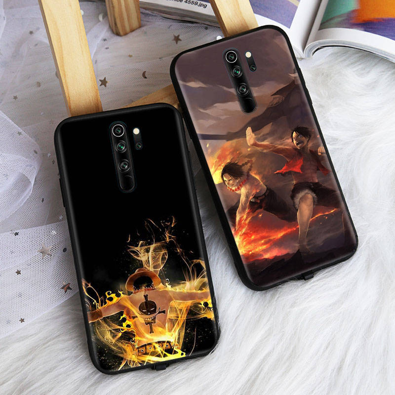 Черный чехол для Xiaomi Poco X6 X4 M5 M6 F5 F6 C65 C55 C50 C51 C40 Pro Redmi 14C A3X 13C 12C 11T 10A 9C Note 7 6 8A Plus W-78 One Piece Ace