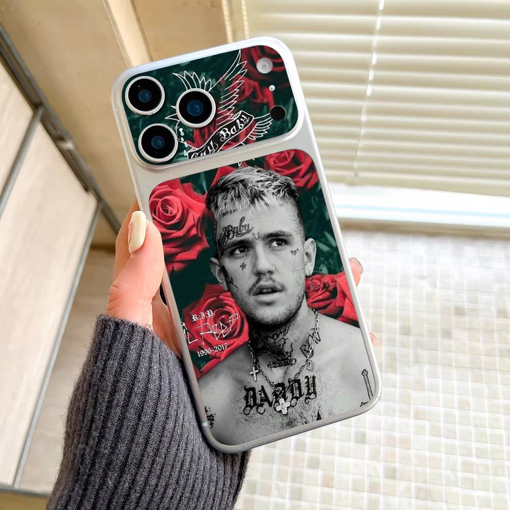 Эмо-рэпер Lil Peep Для iPhone 17 Pro 17 Pro Max Задняя наклейка-обертка Защитная наклейка