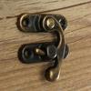 10pcs 32*27mm Antique Bronze Iron Padlock Hasp Hook Lock for Mini Jewelry Wooden Box