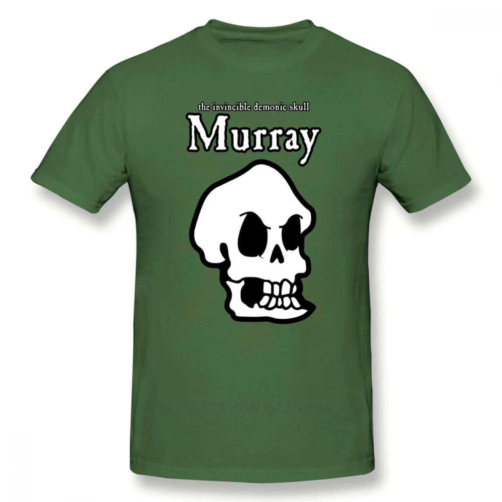 Monkey Island T Shirt Monkey Island Murray The Skull T-Shirt Beach Cotton Tee Shirt Cute Print Male Short Sleeves Tshirt