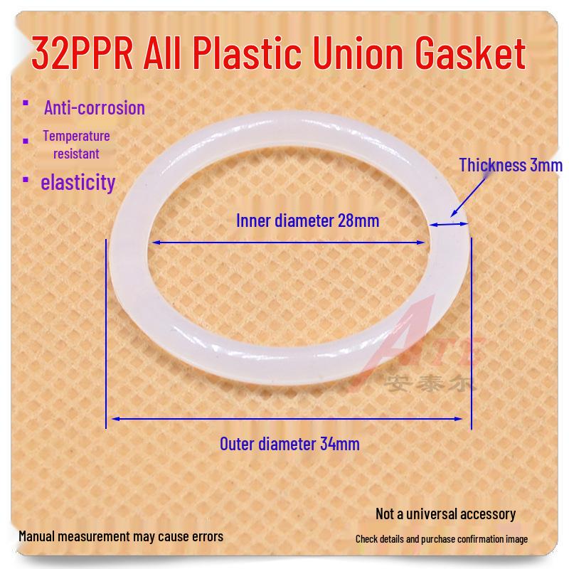 ППР Полностью пластиковый радиаторный уплотнительный сгон и переключатель с силиконовой прокладкой для трубы, Размеры 20/25/32