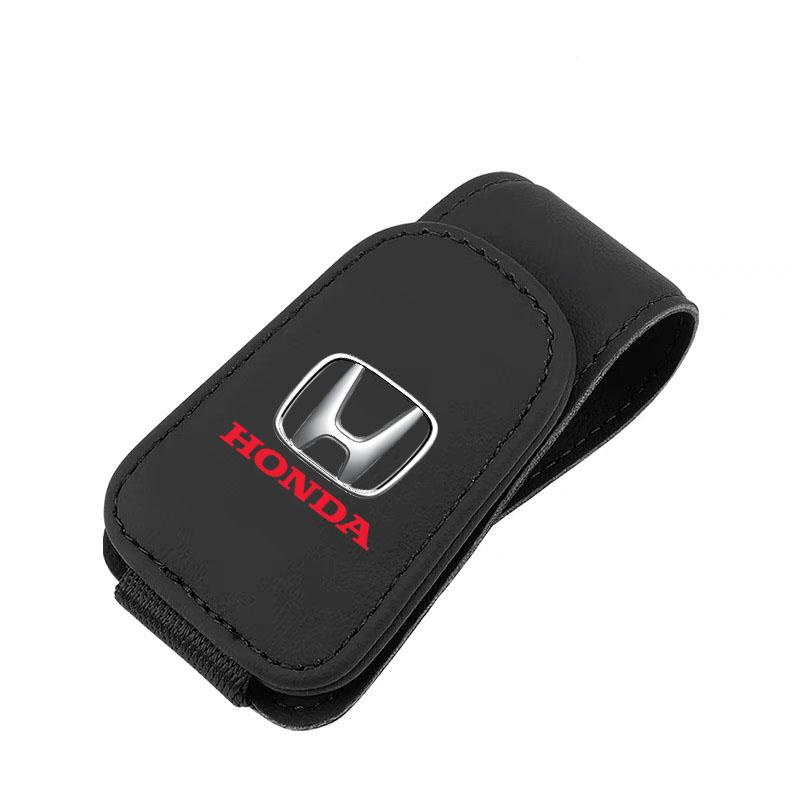 IYXI7 Car Glasses Holder Universal Sun Visor Clip Sunglasses Holder for Honda Fit Civic Accord 7 8 9 10 Pilot City Jazz CRV HRV