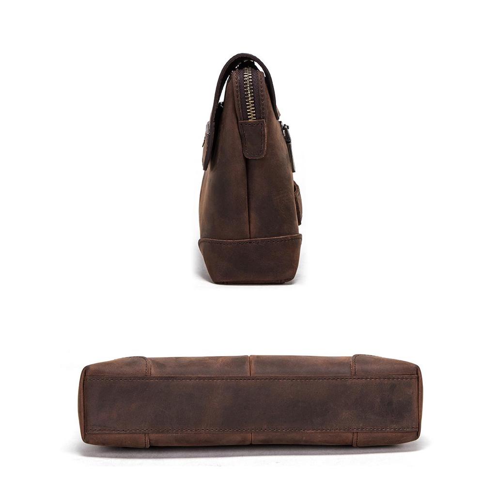 CONTACT'S Men Clutch Bags Crazy Horse Leather Long Wallet Men Large Capacity Hand Bag Male Purse With Phone Pocket