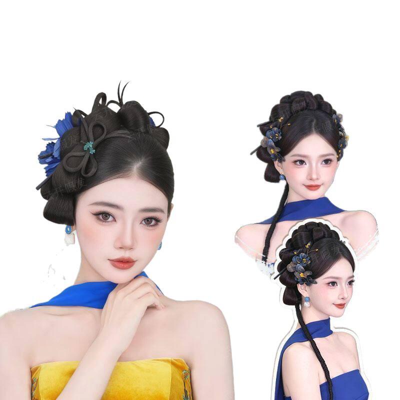 Готовый пучок-бант для волос от Xiu He Makeup Artist - Простой инструмент для создания свадебной прически в китайском стиле