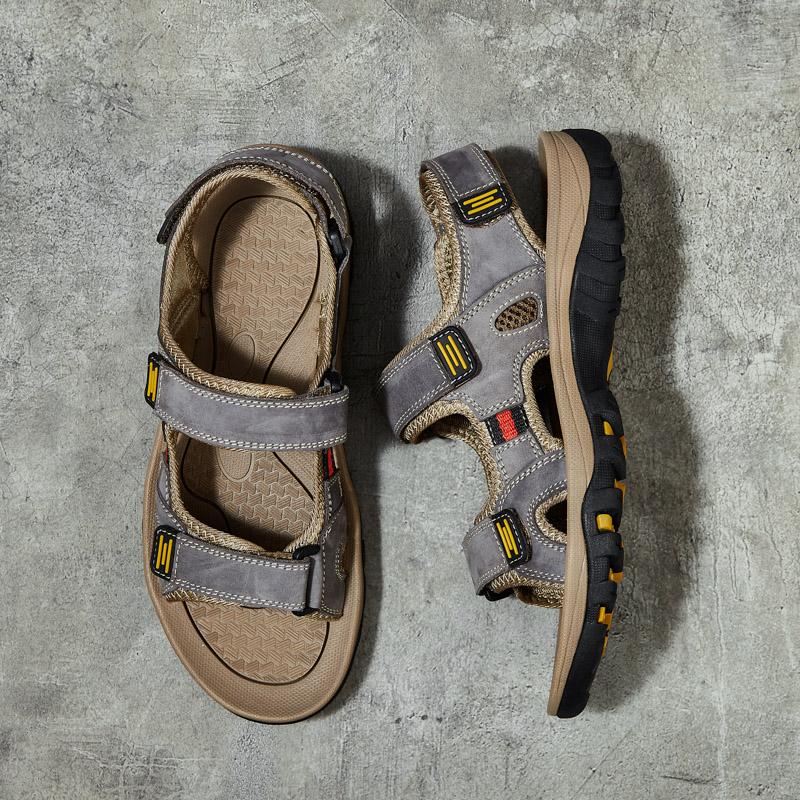 Мужские летние пляжные сандалии, обувь для прогулок, мужские сандалии, размеры 38-48