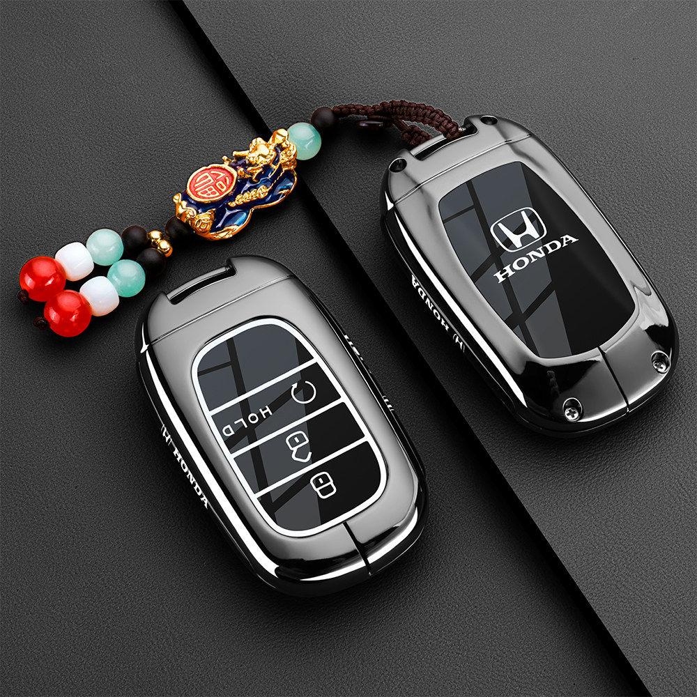 Suitable for Honda CRV keycase, 11th generation Civic, 10th generation Accord, Haoying style XRV, Binzhi car metal buckle shell KU9