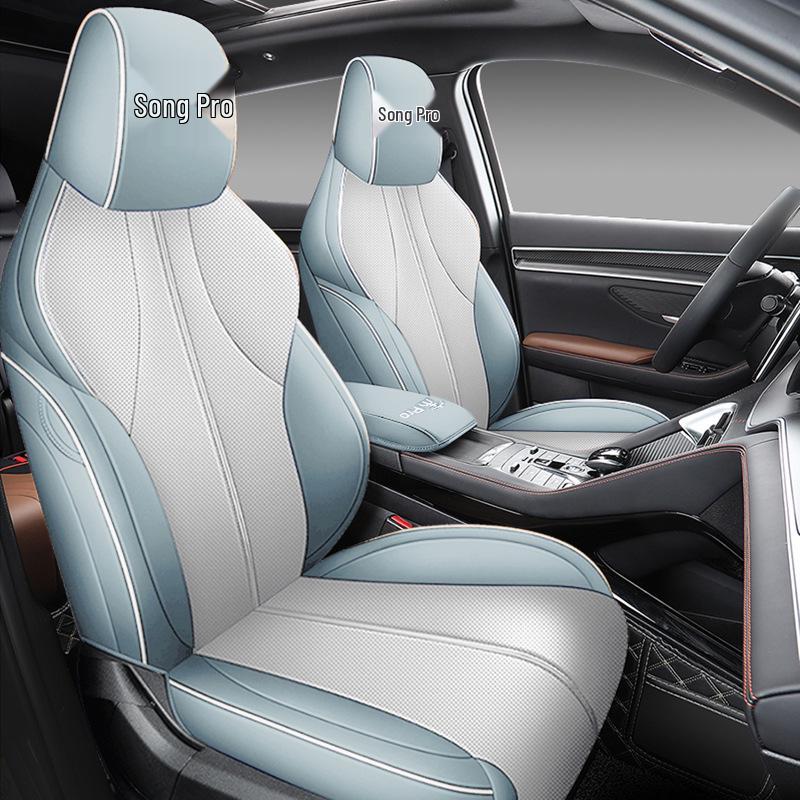 BYD Song PRO dm-i Universal Leather Car Seat Cushion: Four-Season Full Coverage
