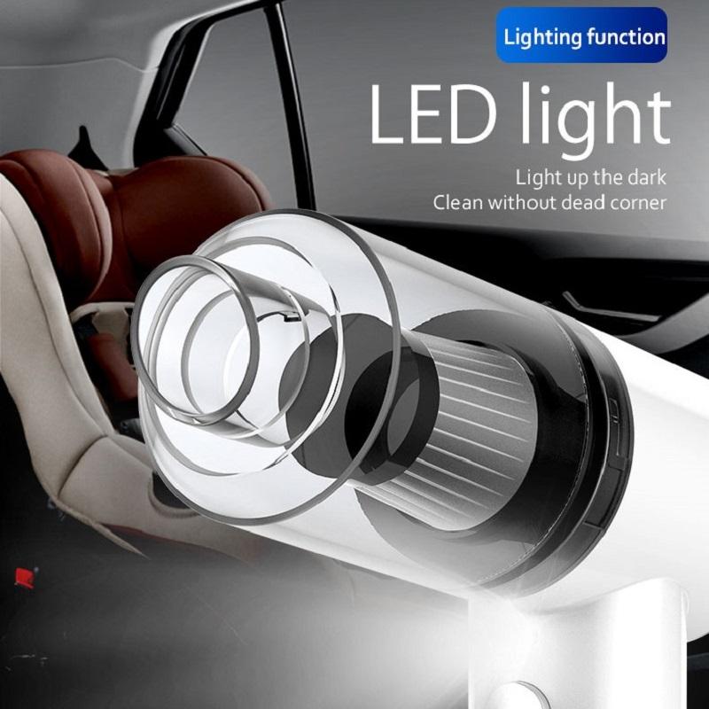 НОВЫЙ 12000PA беспроводной ручной пылесос малошумный мощный мини перезаряжаемый автомобильный бытовой пылесос для влажной и сухой уборки