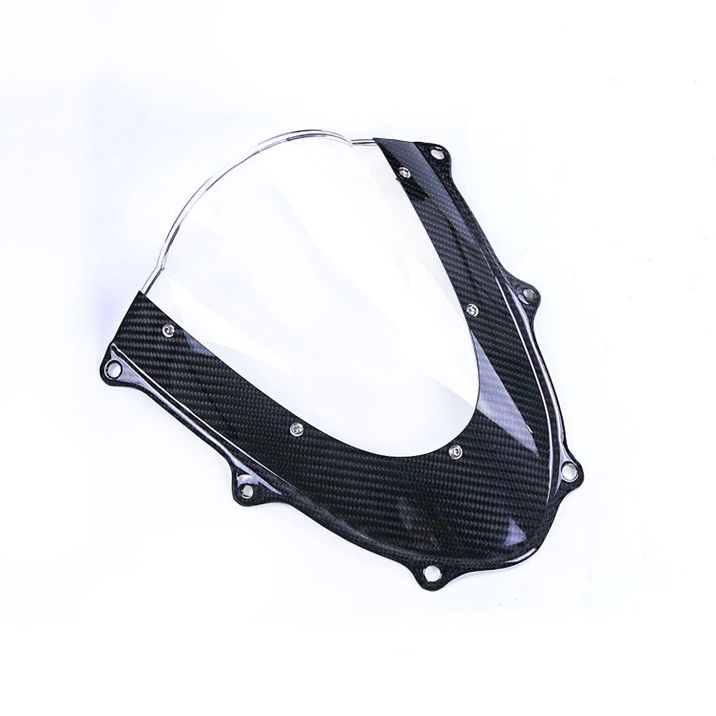 3K Carbon Fiber Front Windshield Plate for Suzuki GSXR1000 2017+ Motorcycle Accessories