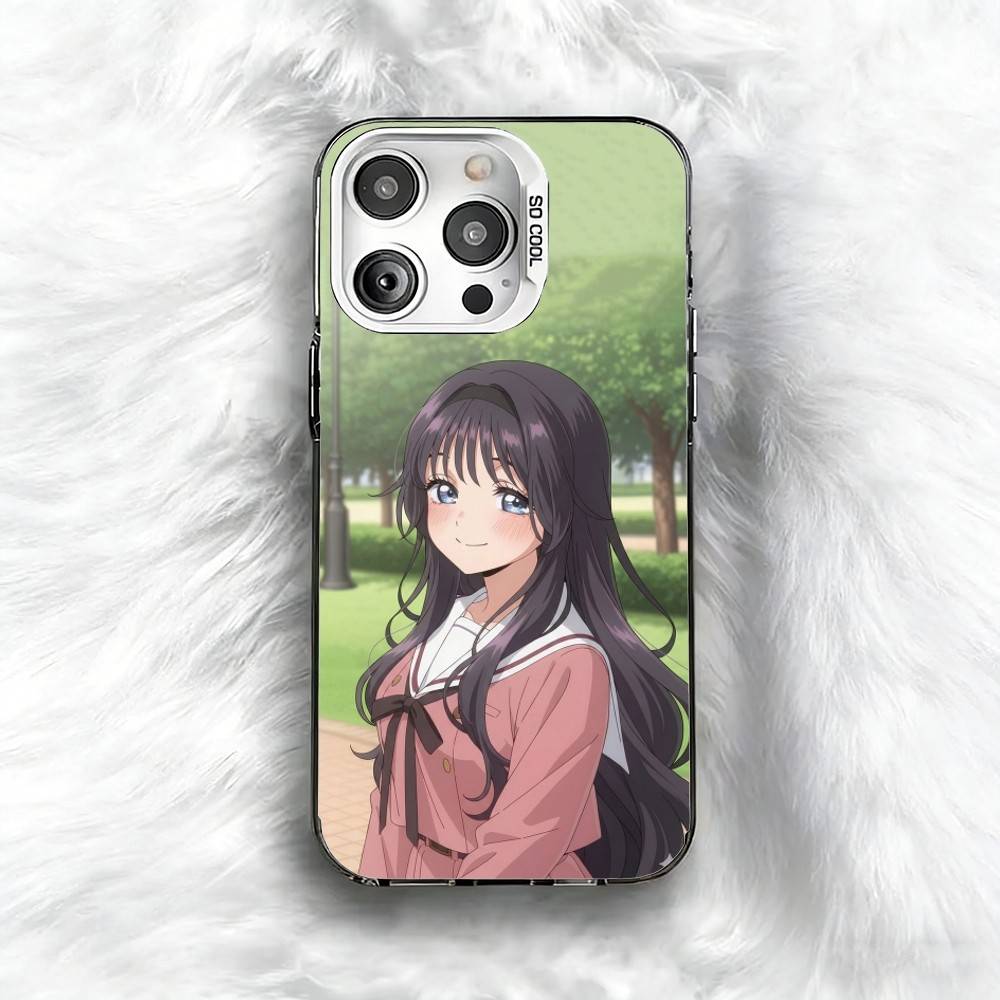 W-Waguri k-Kaoruko Аниме Чехол для телефона Для iPhone 16 17 15 14 12 13 Pro Max Черный Цвет Ударопрочный Чехол
