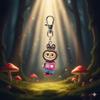 Keychain Labubu The Monsters Children's for Backpack, Keys 3 Cm