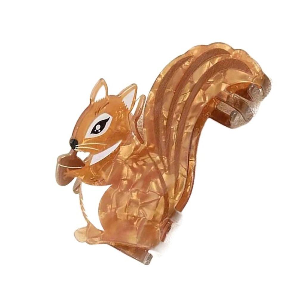 Cartoon Acrylic Claw Clip Leaf Large Shark Clip Fashion Animal Hair Claw  Ladies