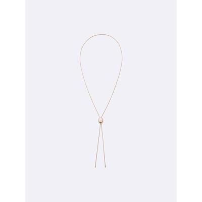 Ожерелье-слайдер с цепочкой и каменным мотивом