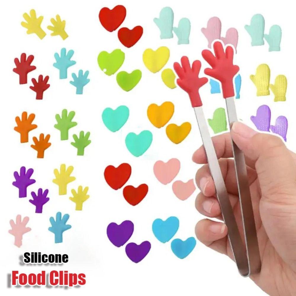 Hand-shaped Food Clips Non-slip Tweezers New Ice Cube Clip
