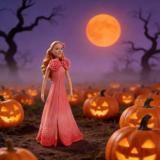 Элегантные ornaments в стиле фей, Декоративные фигурки фей из смолы, Миниатюрные куклы в цветочных платьях для девочек, Идеальные подарки на Хэллоуин, Декор для рабочего стола