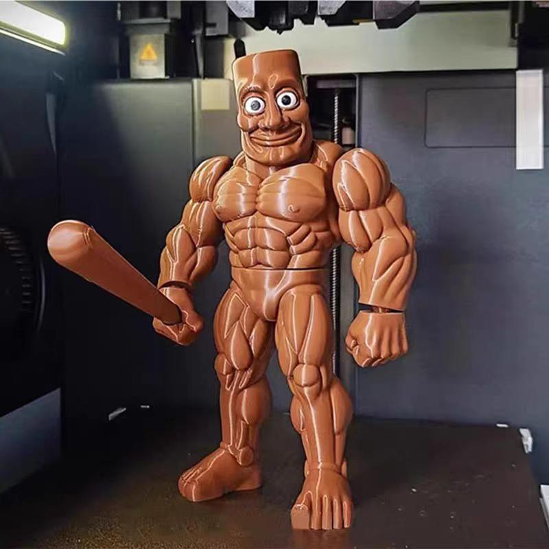 Тунг Тунг Тунг Сахур Декор для стола Креативная Смешная Фигурка, напечатанная на 3D-принтере Коллекционная фигурка Тралала Игрушка Кукла