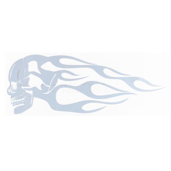 Полезная наклейка на мотоцикл, светоотражающая черная мода