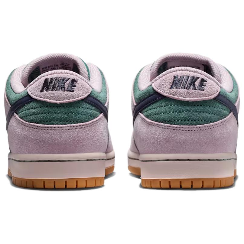 Nike Кроссовки Dunk Low SB Mineral Slate Унисекс Зеленый Темно-Изюмный Частицы-Роза HQ1625-300