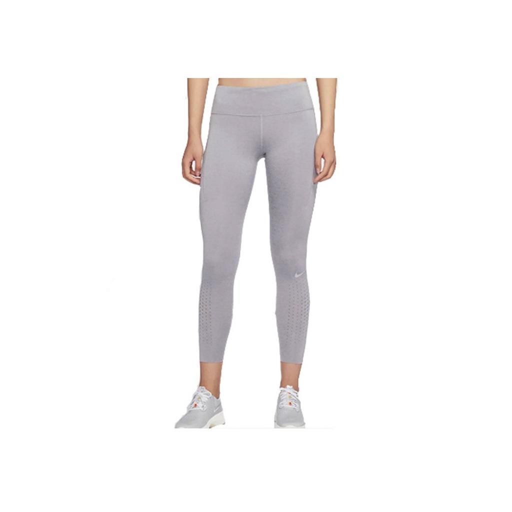 Nike Леггинсы для бега Epic Luxe женские, цвет: атмосферный серый CN8042-059