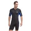 SBART Unisex 2mm Short-Sleeved Wetsuit for Snorkeling & Surfing - Warm Summer Sunscreen Swimsuit