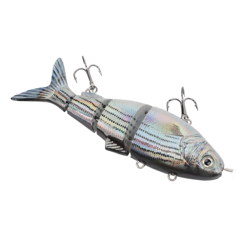Swimming Fishing Electric Lures USB Rechargeable LED Light Wobbler Multi Jointed Swimbaits Lifelike Fishing Tackle T 620