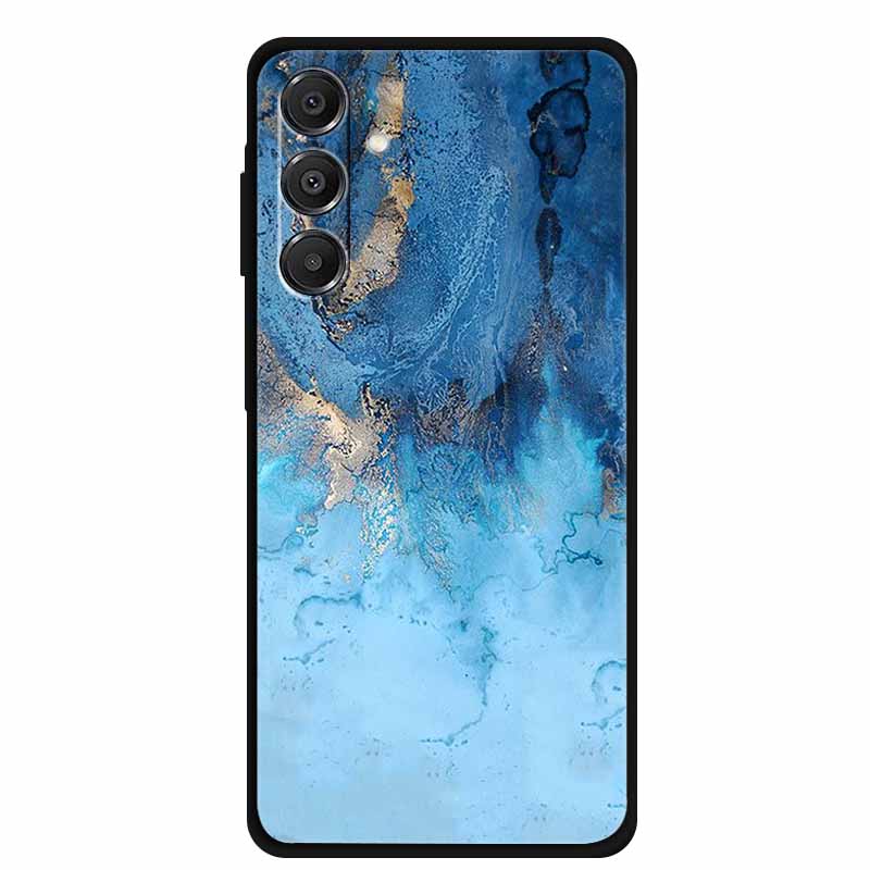 Для Samsung A17 A16 A15 4G 5G Чехол Мраморный ТПУ Мягкий Силикон Задняя Крышка Чехлы для Телефонов для SamsungA17 Водонепроницаемый Прозрачный Para