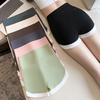 No Embarrassing Line Lift Buttock Outside Wearing Thin Sports Leggings Patchwork Color Safety Pants Woman