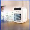 USB Mini Air Conditioning Fan: Portable Humidifier & Desktop Cooler