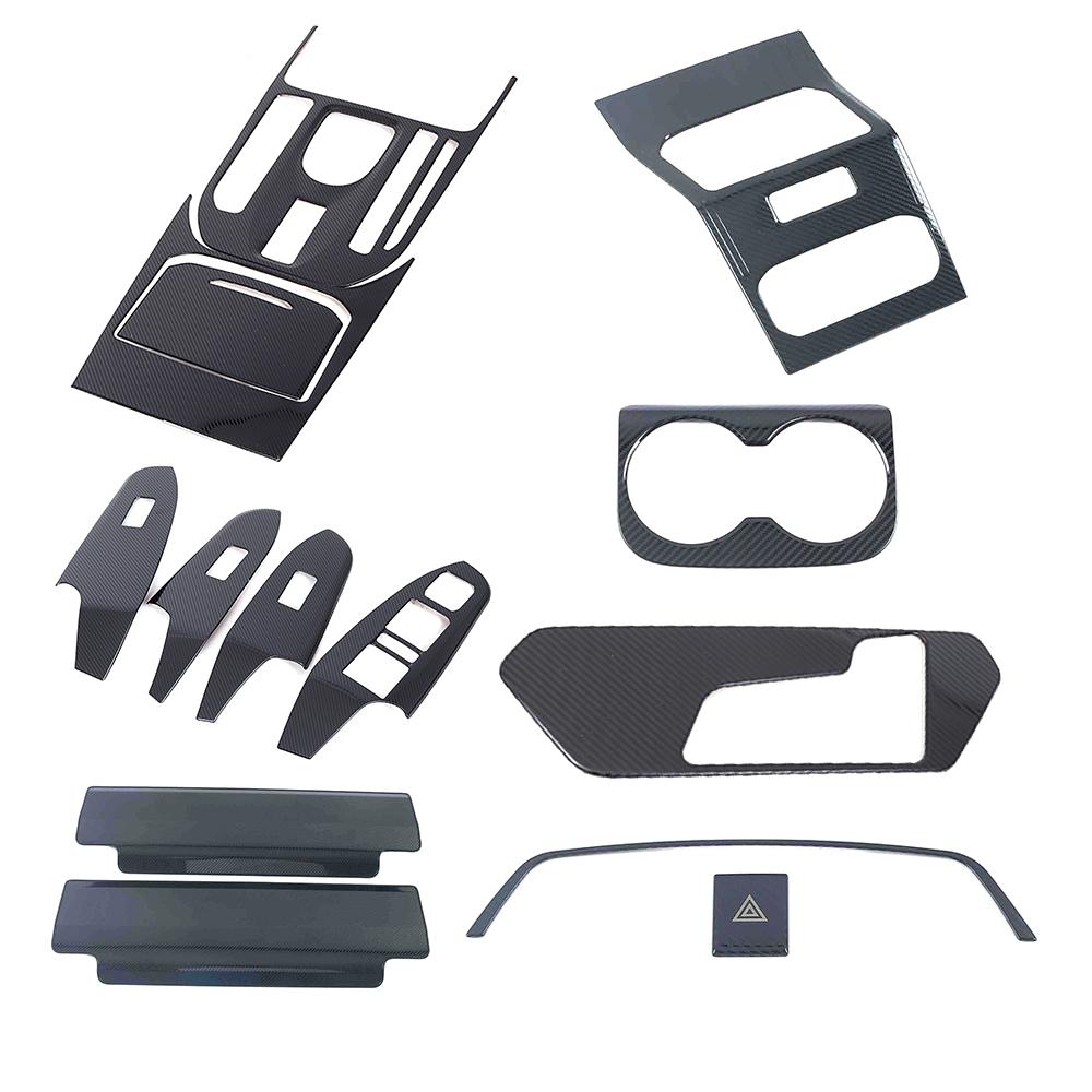 Цвет углеродного волокна для Haval Jolion 2024 2024 Аксессуары для интерьера Изменить часть Ремонт Украсить крышку Отделка Анти-удар Царапины Грязь