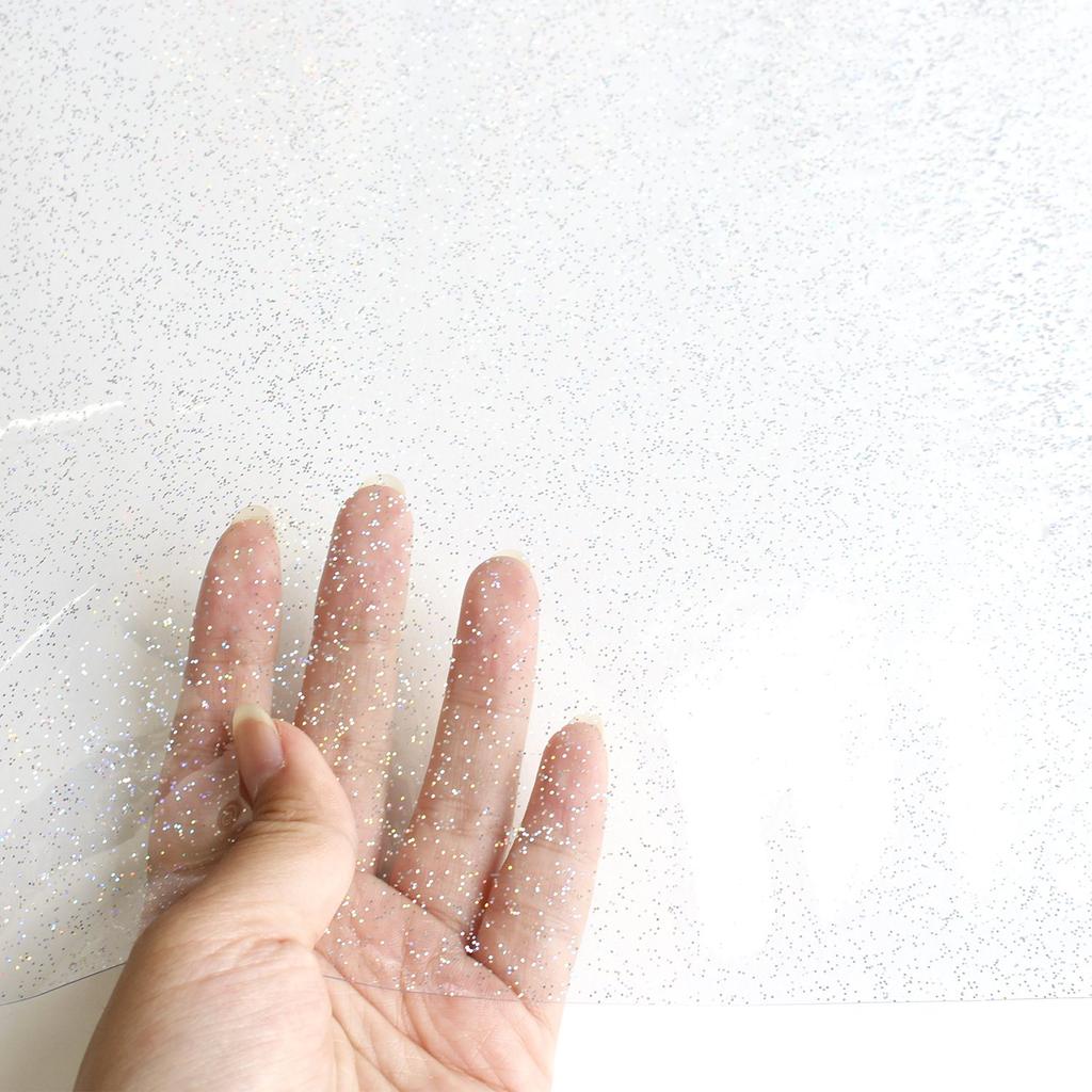 Винил с блестками Nippon Chuko, ширина 92 см x 1 м, ткань, отрез, SMD-201-1M