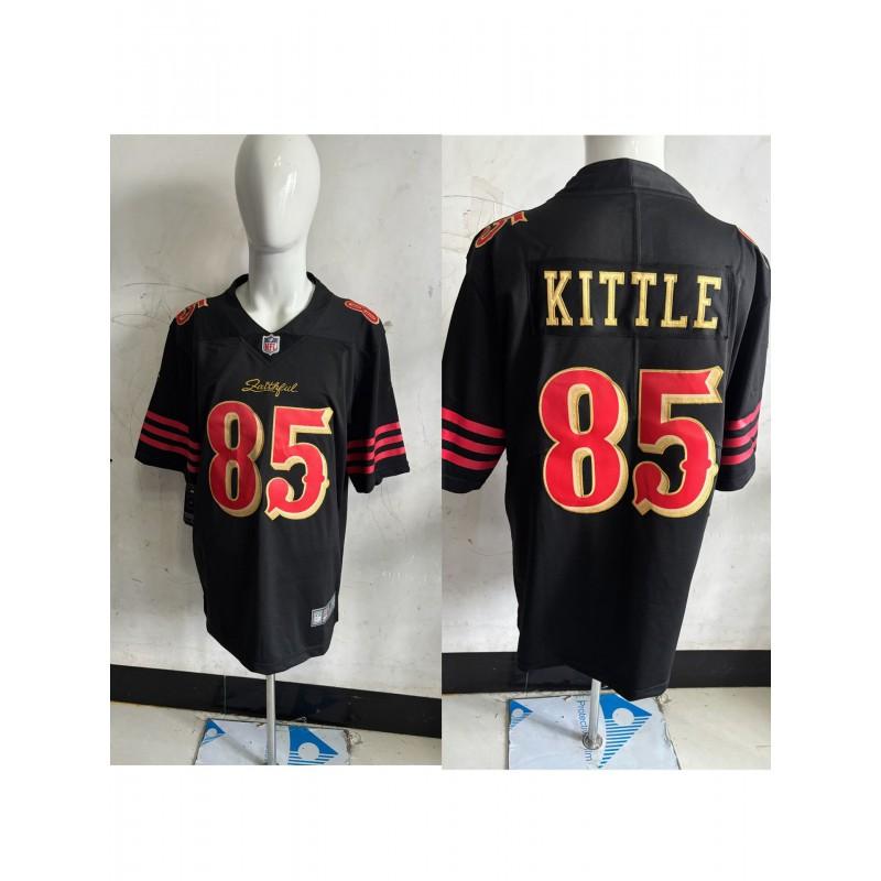 Mens NFL San Francisco 49ers Short Sleeve Jersey Embroidered Team Apparel Fan Wear Sports Gear