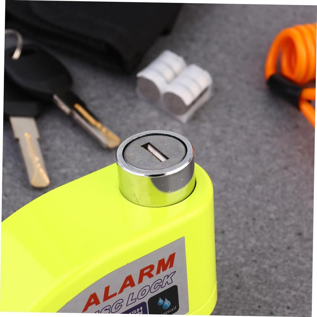 Balacoo 1 Set Disc Brake Lock for Motorcycle Bike Alarm Lock Movie Night Decorations Motorcycle Wheel Padlock Security Motorcycle Lock Motorcycle