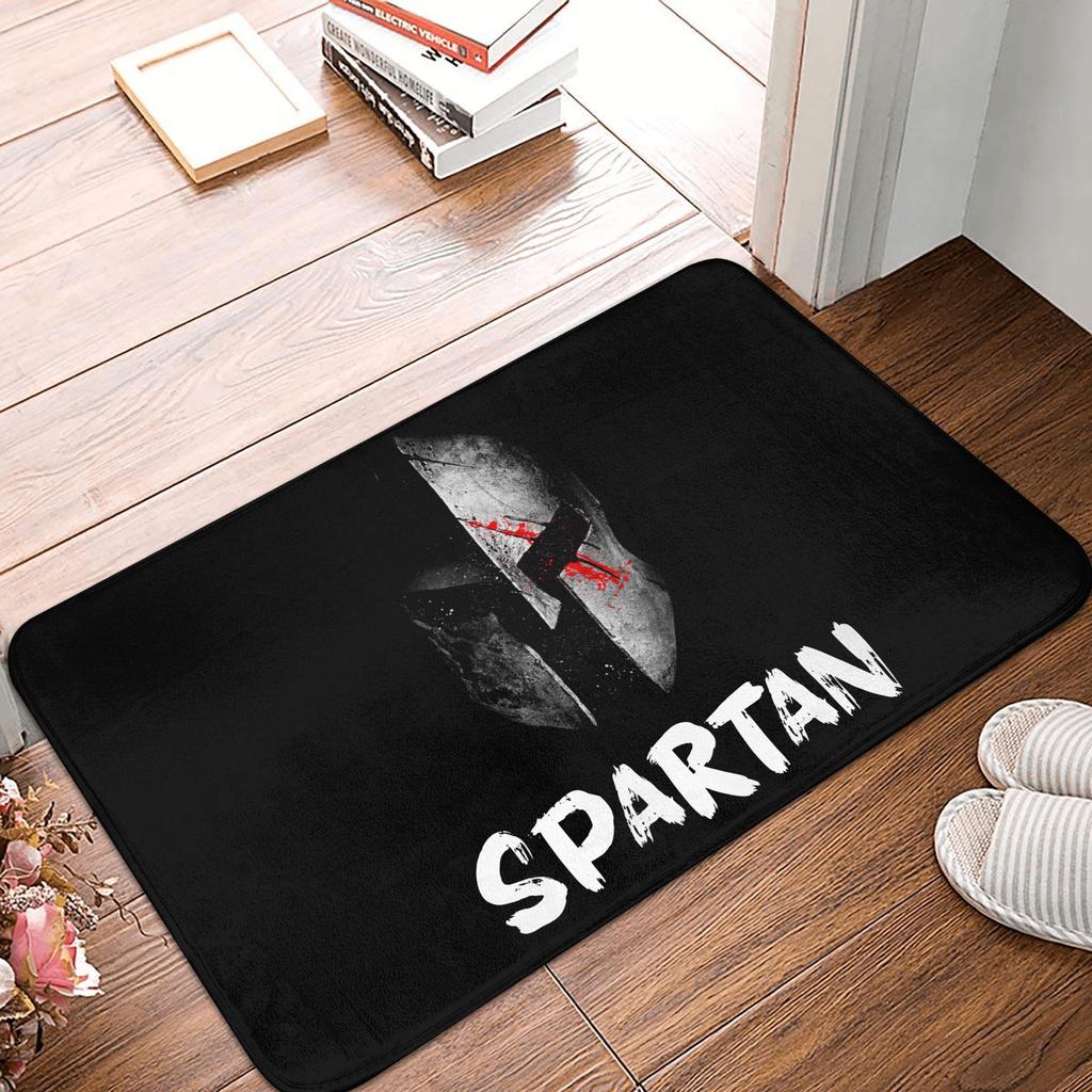 Дух Спарты Spartan Race Придверный коврик Нескользящий Вход Кухня Ванная Комната Дверь Напольные коврики Гостиная Ковер Коврик для ног